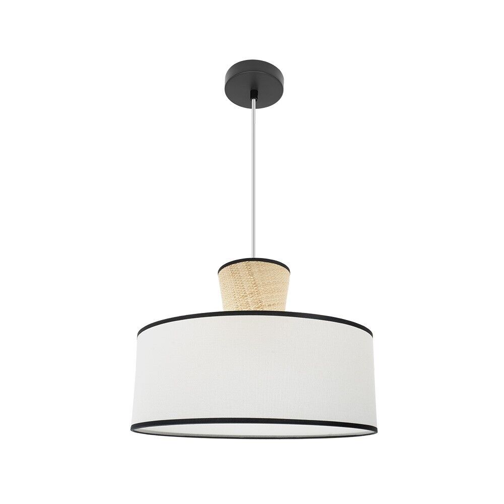 Lampara de techo metal color blanco serie camboya 50cm