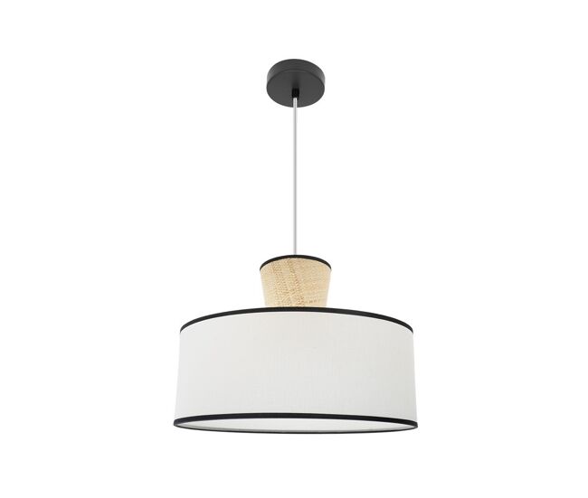 Lampara de techo metal color blanco serie camboya 50cm