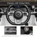 Coche Eléctrico Infantil PP, Metal HOMCOM Coche Eléctrico Infantil PP, Metal HOMCOM Blanco