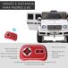 Coche Eléctrico Infantil PP, Metal HOMCOM Coche Eléctrico Infantil PP, Metal HOMCOM Blanco