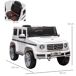 Coche Eléctrico Infantil PP, Metal HOMCOM Coche Eléctrico Infantil PP, Metal HOMCOM Blanco