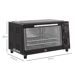 Horno Eléctrico Metal HOMCOM, hogar - cocina Horno Eléctrico Metal HOMCOM, hogar - cocina Negro