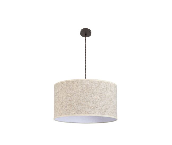 Lampara de techo metal color beige serie happy 60cm