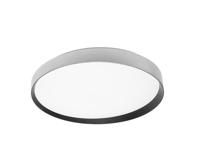 Plafon de techo metal color plata serie alora 50cm