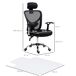 Conjunto de Silla Poliéster, Espuma HOMCOM Conjunto de Silla Poliéster, Espuma HOMCOM Negro