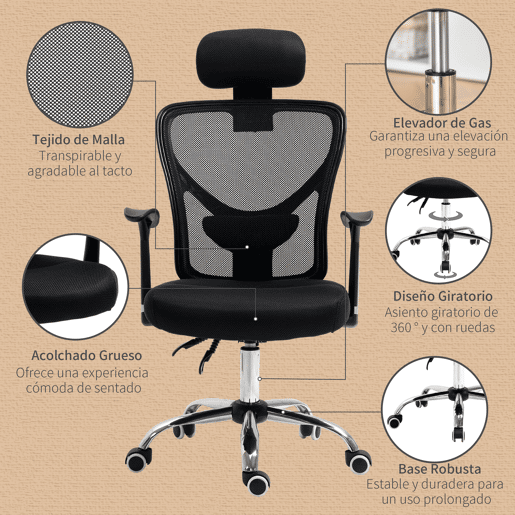 HOMCOM Conjunto de Escritório Inclui 1 Cadeira de Escritório Reclinável com Altura Ajustável 62x67x108-118 cm e 1 Tapete Protetor de Chão 90x120 cm Preto e Transparente HOMCOM Conjunto de Escritório Inclui 1 Cadeira de Escritório Reclinável com Altura Ajustável 62x67x108-118 cm e 1 Tapete Protetor de Chão 90x120 cm Preto e Transparente