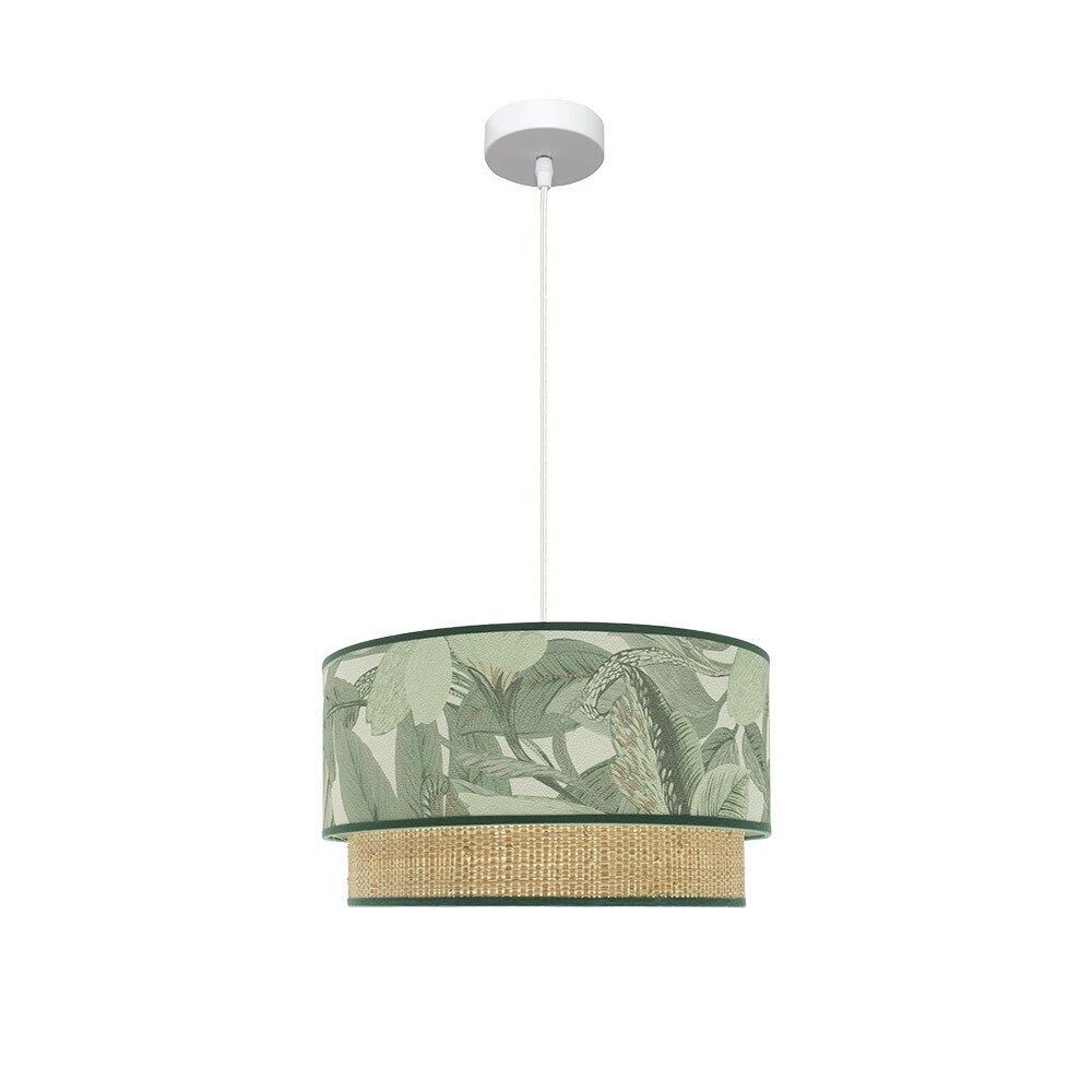 Lampara de techo metal color verde serie congo 40cm