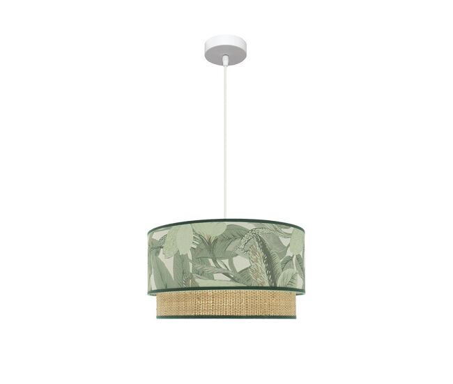 Lampara de techo metal color verde serie congo 40cm