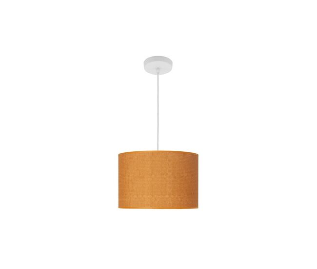 Lampara de techo metal color naranja serie moda 30cm