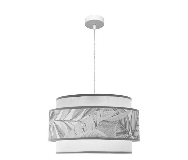 Lampara de techo metal color gris serie camerun 50cm