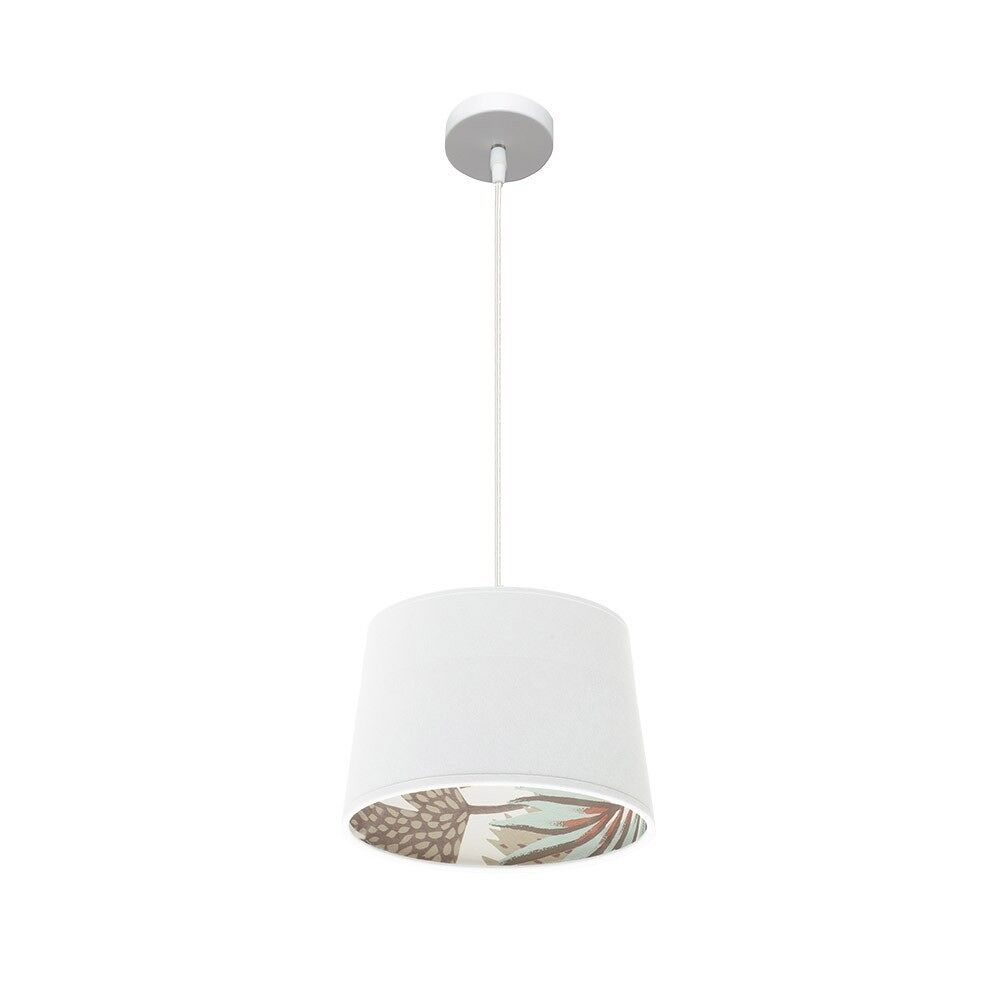Lampara de techo metal color blanco serie tunez 30cm