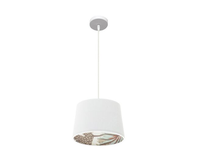 Lampara de techo metal color blanco serie tunez 30cm