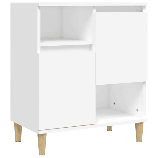 vidaXL Aparadores 2 pcs 60x35x70 cm derivados de madeira branco vidaXL Aparadores 2 pcs 60x35x70 cm derivados de madeira branco