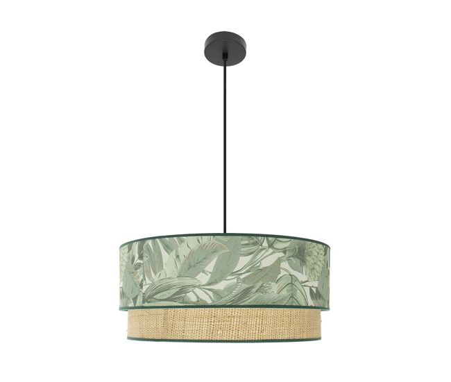 Lampara de techo metal color verde serie congo 60cm
