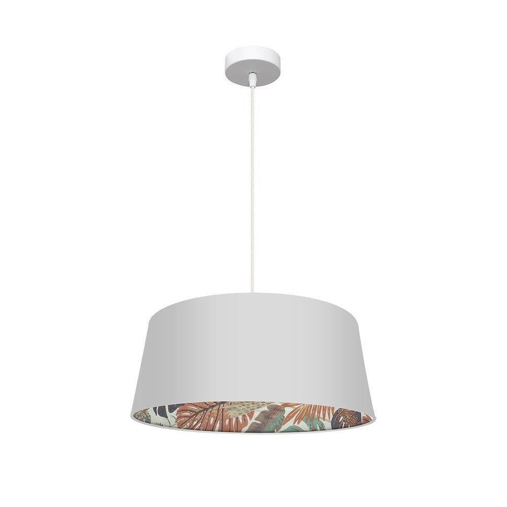 Lampara de techo metal color blanco serie tunez 50cm