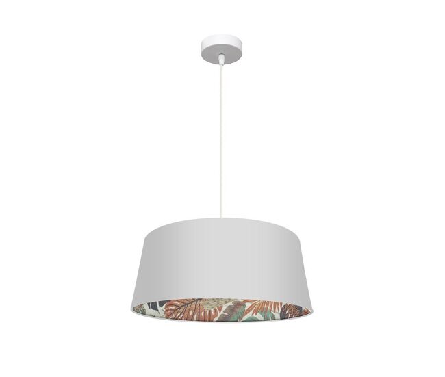 Lampara de techo metal color blanco serie tunez 50cm