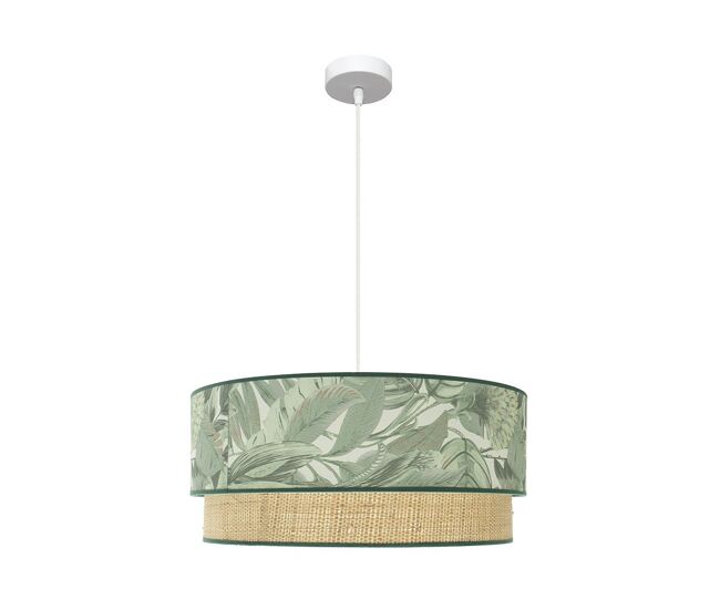 Lampara de techo metal color verde serie congo 60cm
