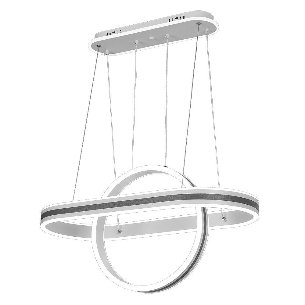 Lampara de techo metal color gris serie alpes 65cm