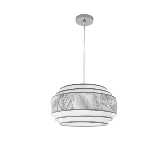 Lampara de techo metal color gris serie camerun 40cm