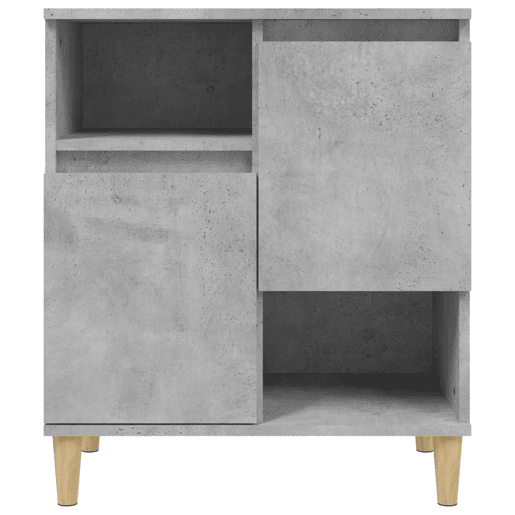 vidaXL Aparadores 3 pcs 60x35x70 cm derivados de madeira cinza cimento vidaXL Aparadores 3 pcs 60x35x70 cm derivados de madeira cinza cimento