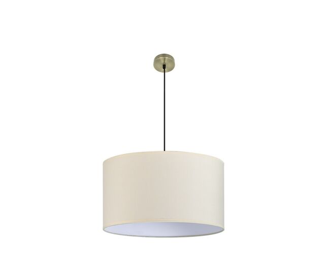 Lampara de techo metal color beige serie dori 60cm