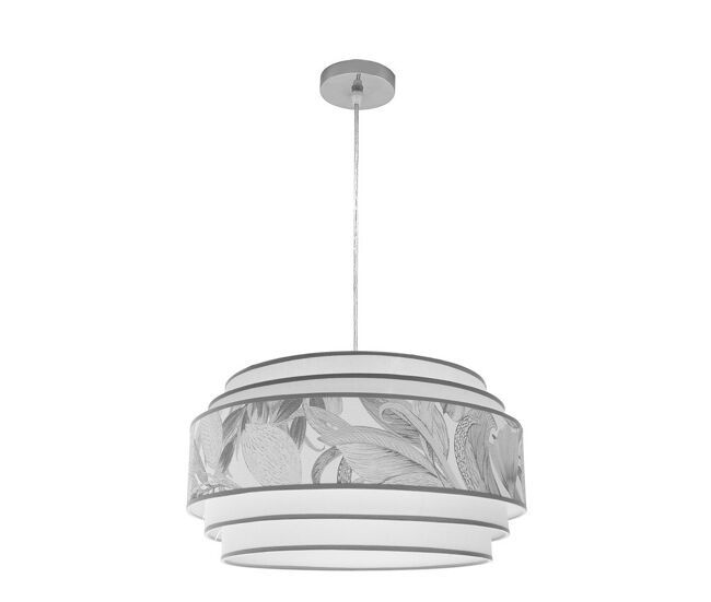 Lampara de techo metal color gris serie camerun 50cm