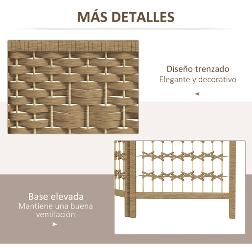 HOMCOM Biombo Dobrável de 4 Painéis, 160x170 cm, Separador de Ambientes em Corda de Papel, Estrutura de Madeira, Decoração para Quarto e Sala, Natural HOMCOM Biombo Dobrável de 4 Painéis, 160x170 cm, Separador de Ambientes em Corda de Papel, Estrutura de Madeira, Decoração para Quarto e Sala, Natural