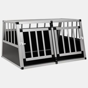 vidaXL Transportadora para cães com porta dupla 89x69x50 cm