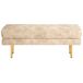Beliani Banco de cama ROSEVILLE 117x40 Beliani Banco de cama ROSEVILLE 117x40 Beige