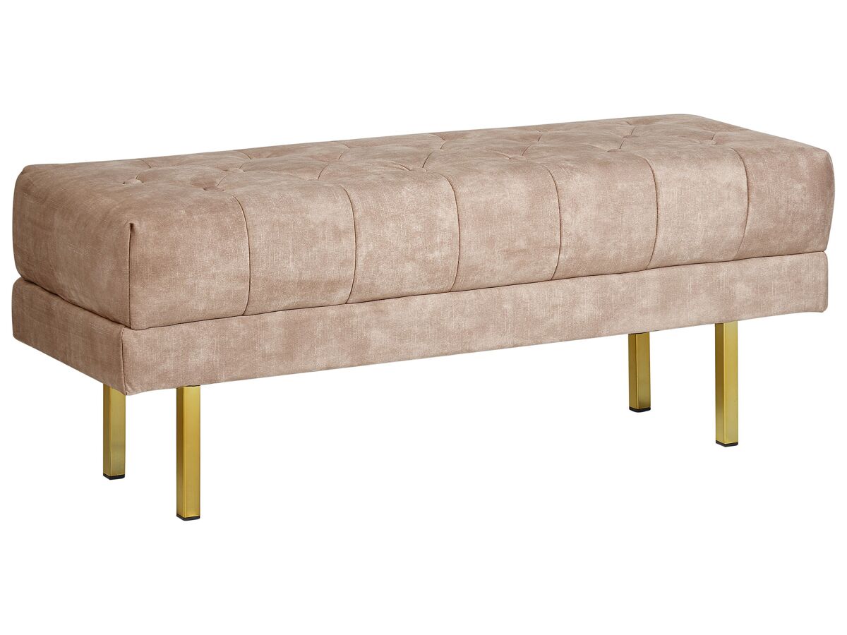 Beliani Banco de cama ROSEVILLE 117x40 Gris