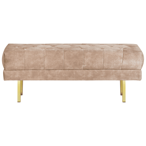Banco ROSEVILLE Veludo Taupe