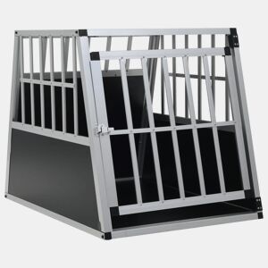 vidaXL Transportadora para cães com porta única 65x91x69,5 cm