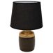 Lámpara de mesa de cerámica Lámpara de mesa de cerámica Negro/ Dorado