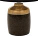 Lámpara de mesa de cerámica Lámpara de mesa de cerámica Negro/ Dorado
