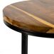 Mesa de centro de madera y metal Mesa de centro de madera y metal Negro/ Madera