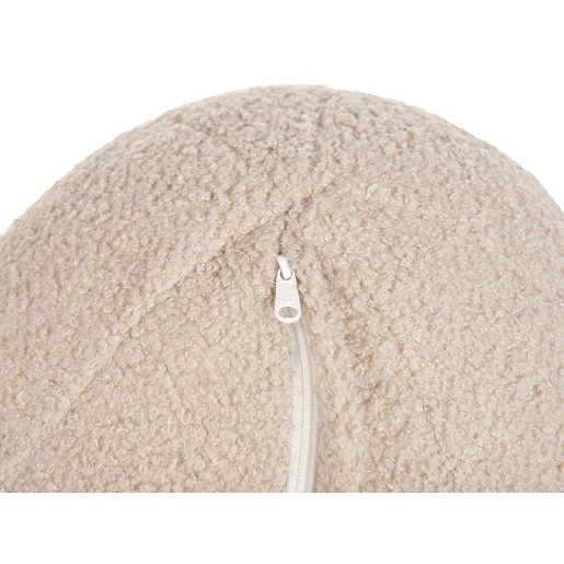 Beliani Sofá de 3 lugares Bouclé LEIREN Beliani Sofá de 3 lugares Bouclé LEIREN