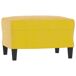 Sillón con taburete terciopelo Sillón con taburete terciopelo Amarillo