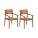 Beliani Silla de comedor AGELLO Beliani Silla de comedor AGELLO Madera Clara