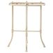 Mesa auxiliar de madera y metal Mesa auxiliar de madera y metal Blanco/ Madera