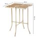 Mesa auxiliar de madera y metal Mesa auxiliar de madera y metal Blanco/ Madera