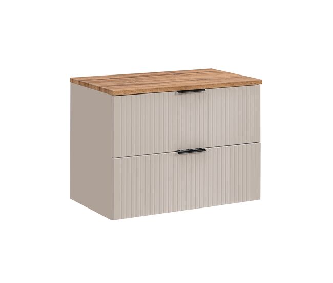 Mueble bajo lavabo 80 cm encimera adriel cachemira y madera