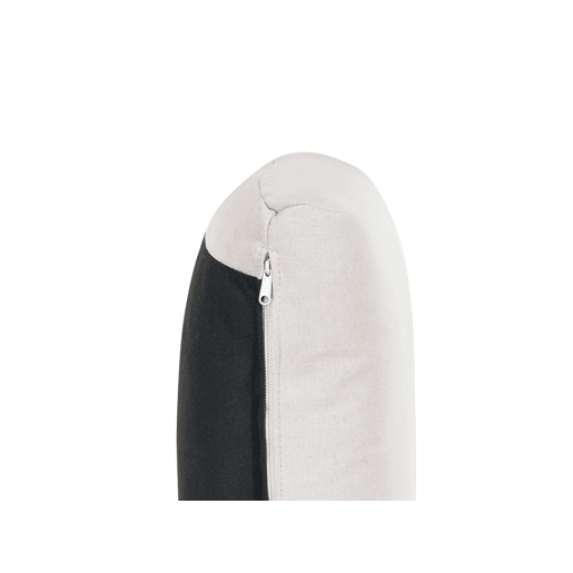 Sofá de canto modular UNSTAD Tecido Creme claro com repousa-pés 4 lugares à direita Sofá de canto modular UNSTAD Tecido Creme claro com repousa-pés 4 lugares à direita