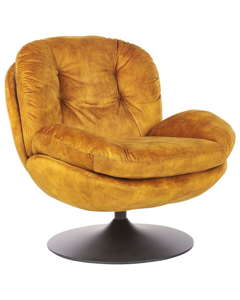 Beliani Sillón NOLVIK Mostaza
