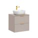 Conjunto mueble lavabo individual y columna Adriel Conjunto mueble lavabo individual y columna Adriel Beige