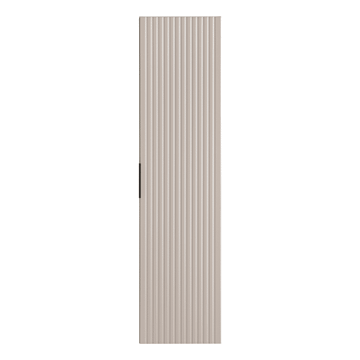 Móvel de lavatório individual de 80 cm e móvel de toucador Adriel Cashmere com efeito madeira e pedra