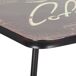 Mesa Cuadrada de metal Mesa Cuadrada de metal Negro
