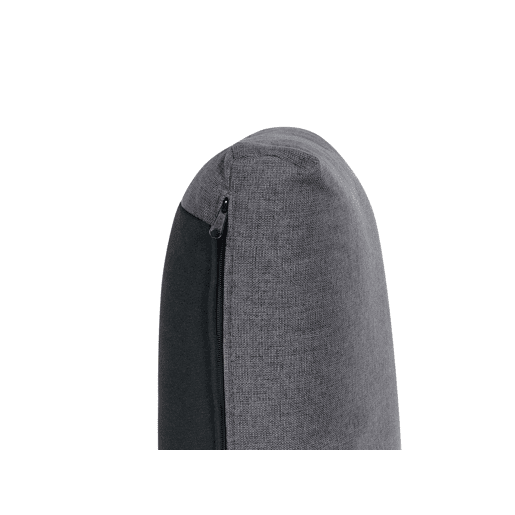 Sofá de canto modular UNSTAD Tecido Cinzento escuro com repousa-pés 5 lugares à direita