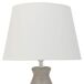 Lámpara de mesa de cerámica Lámpara de mesa de cerámica Blanco/ Gris