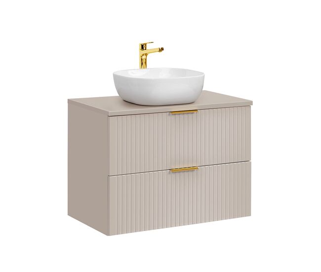 Mueble lavabo individual 80cm adriel cachemira