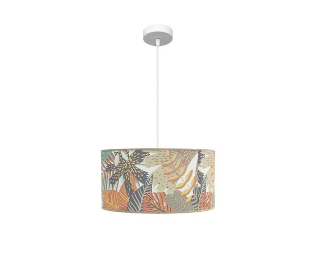 Lampara de techo metal color blanco serie etiopia 40cm